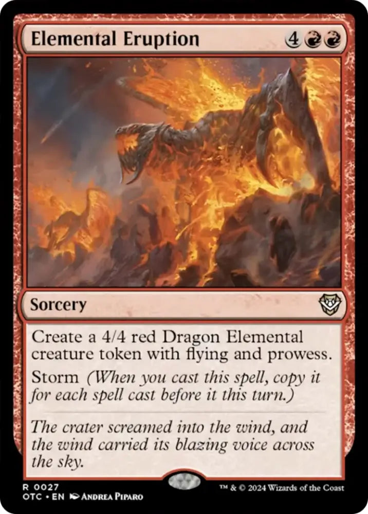 Elemental Eruption [Outlaws of Thunder Junction Commander] - MTG Single