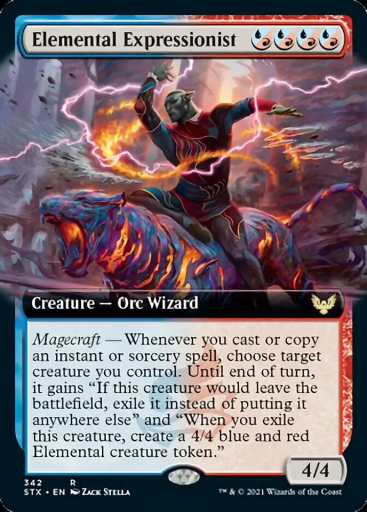 Elemental Expressionist (Extended Art) [Strixhaven: School of Mages] - MTG Single