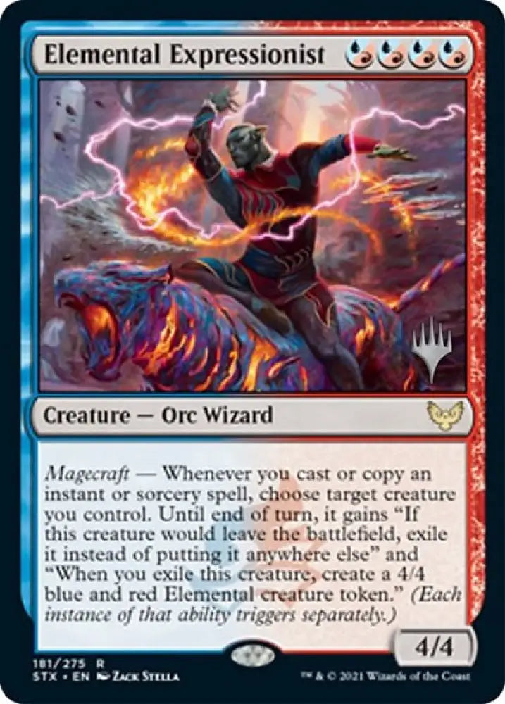 Elemental Expressionist (Promo Pack) [Strixhaven: School of Mages Promos] - MTG Single