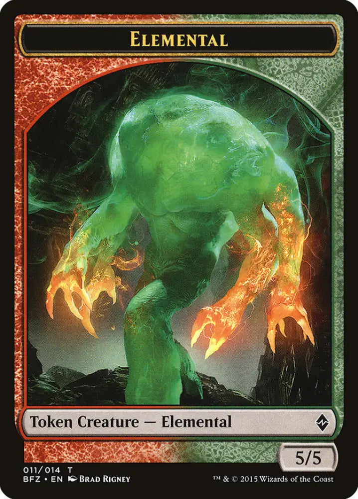 Elemental Token (011/014) [Battle for Zendikar Tokens] - MTG Single