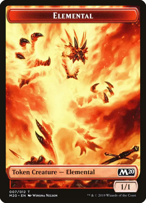 Elemental Token [Core Set 2020 Tokens] - MTG Single