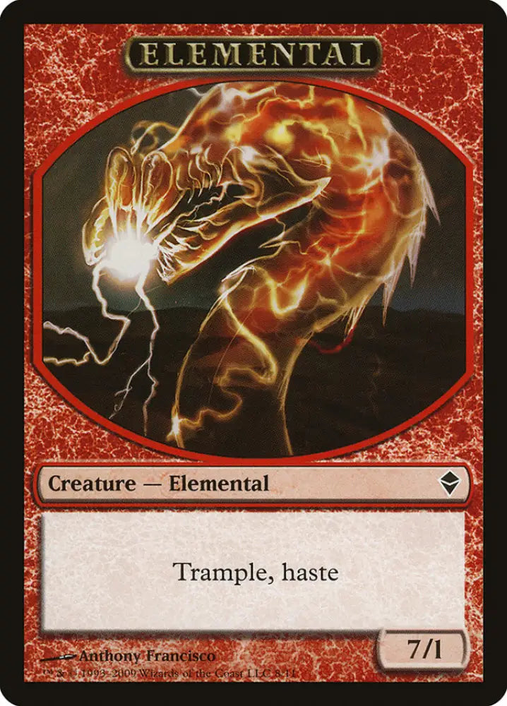 Elemental Token [Zendikar Tokens] - MTG Single