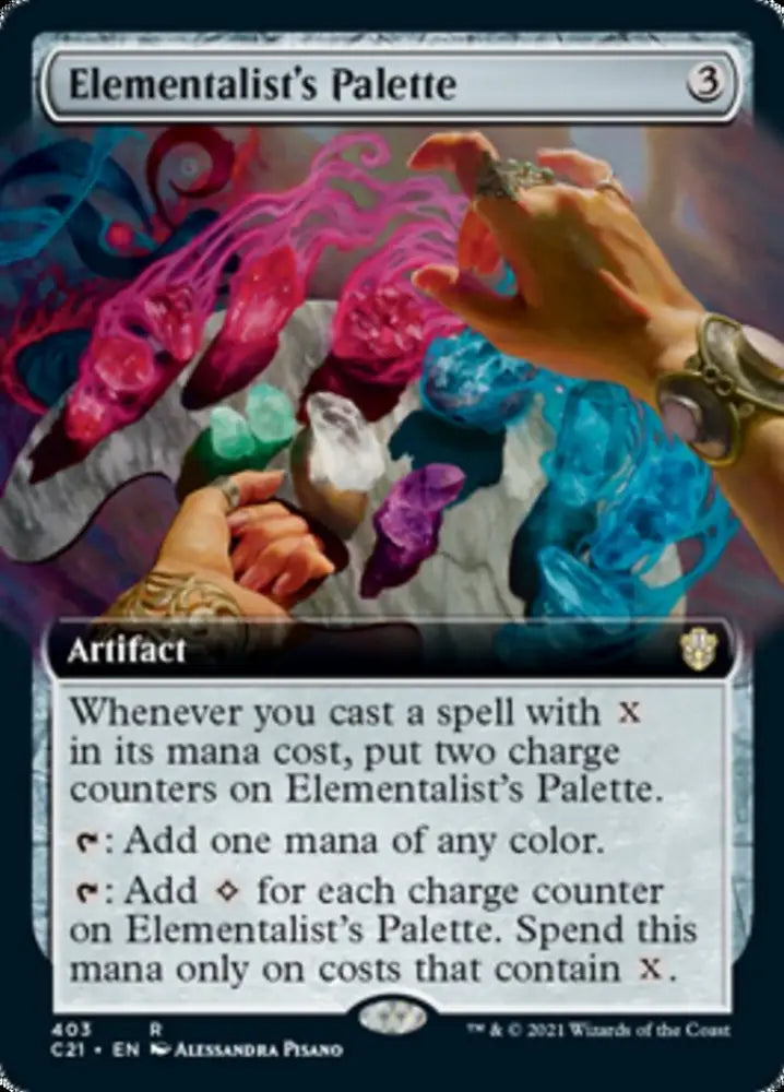 Elementalist’s Palette (Extended Art) [Commander 2021] - MTG Single