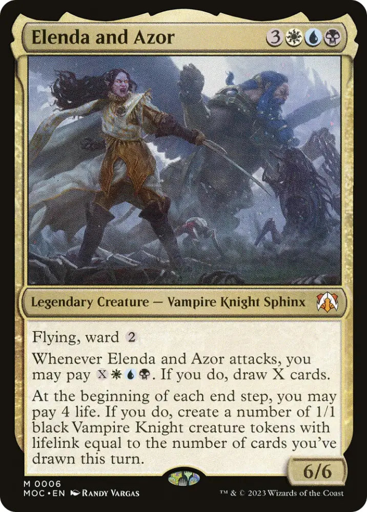 Elenda and Azor [March of the Machine Commander] - MTG Single