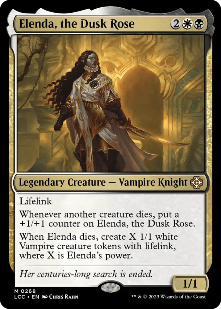 Elenda the Dusk Rose [The Lost Caverns of Ixalan Commander] - MTG Single