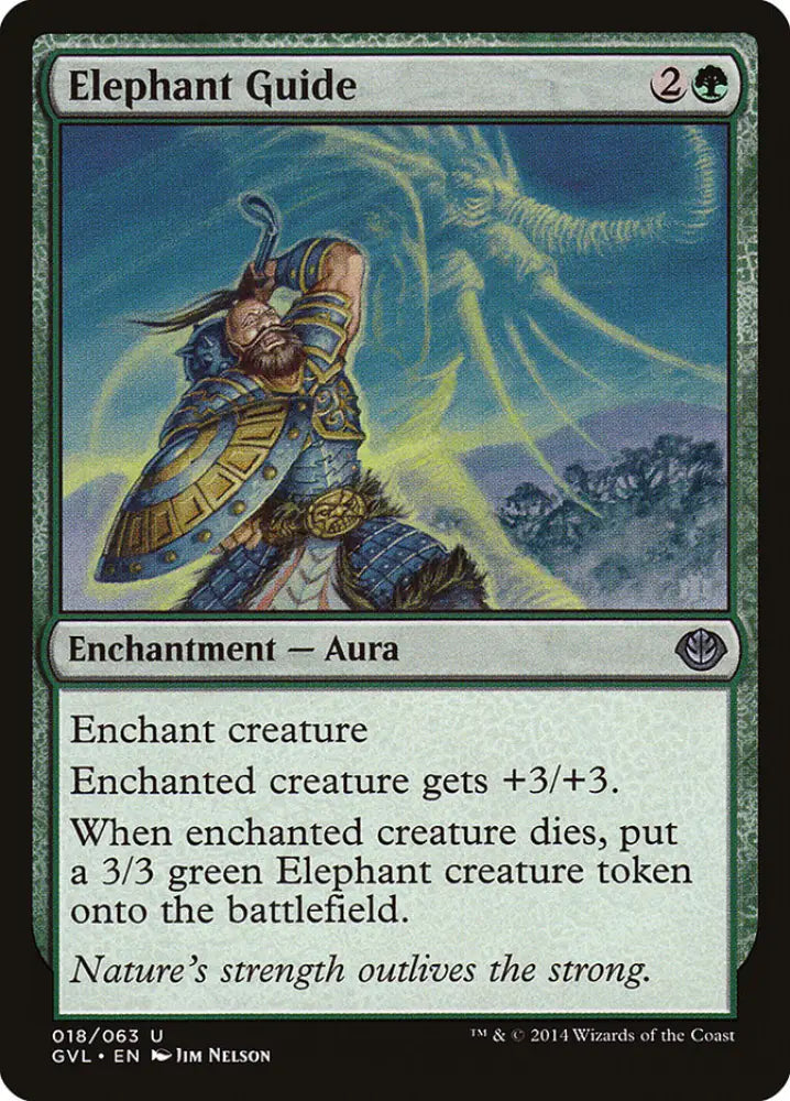 Elephant Guide (Garruk vs. Liliana) [Duel Decks Anthology] - MTG Single