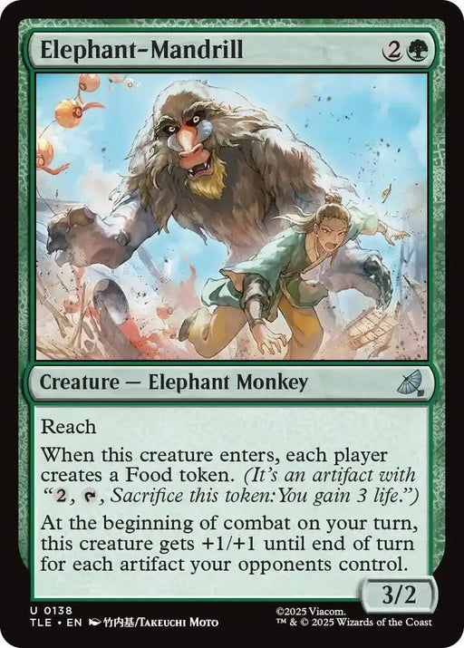 Elephant-Mandrill (138) [Avatar: The Last Airbender: Eternal-Legal]