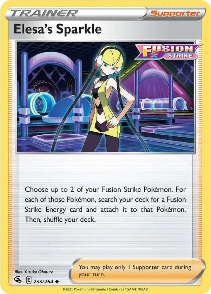 Elesa’s Sparkle (233/264) [Sword & Shield: Fusion Strike] - Pokemon Single