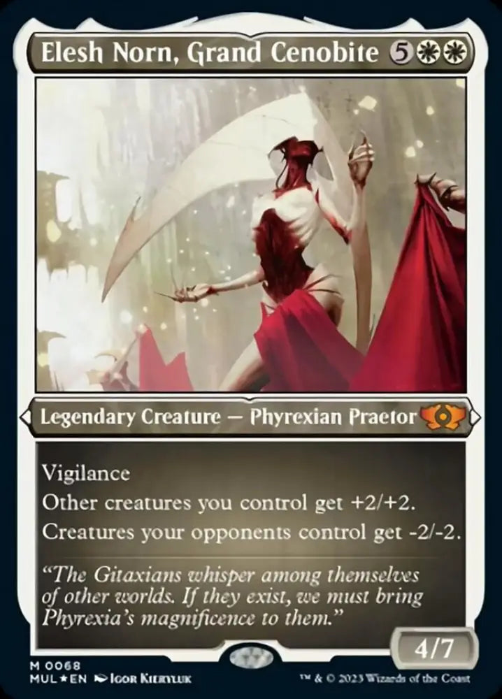 Elesh Norn Grand Cenobite (Foil Etched) [Multiverse Legends] - MTG Single