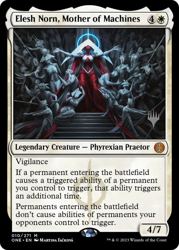 Elesh Norn Mother of Machines (Promo Pack) [Phyrexia: All Will Be One Promos] - MTG Single