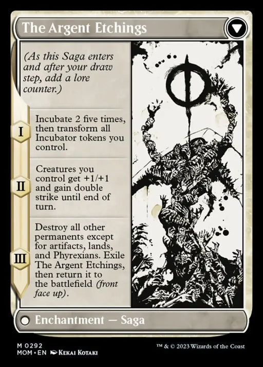 Elesh Norn // The Argent Etchings (Showcase Planar Booster Fun) [March of the Machine] - MTG Single