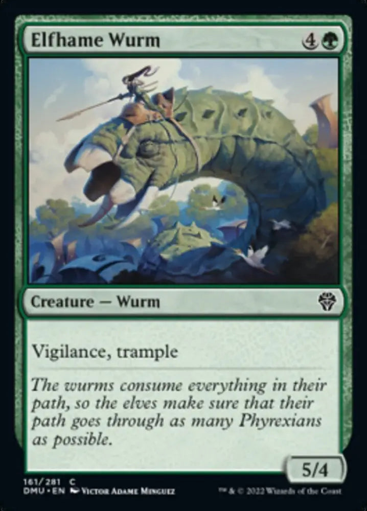 Elfhame Wurm [Dominaria United] - MTG Single