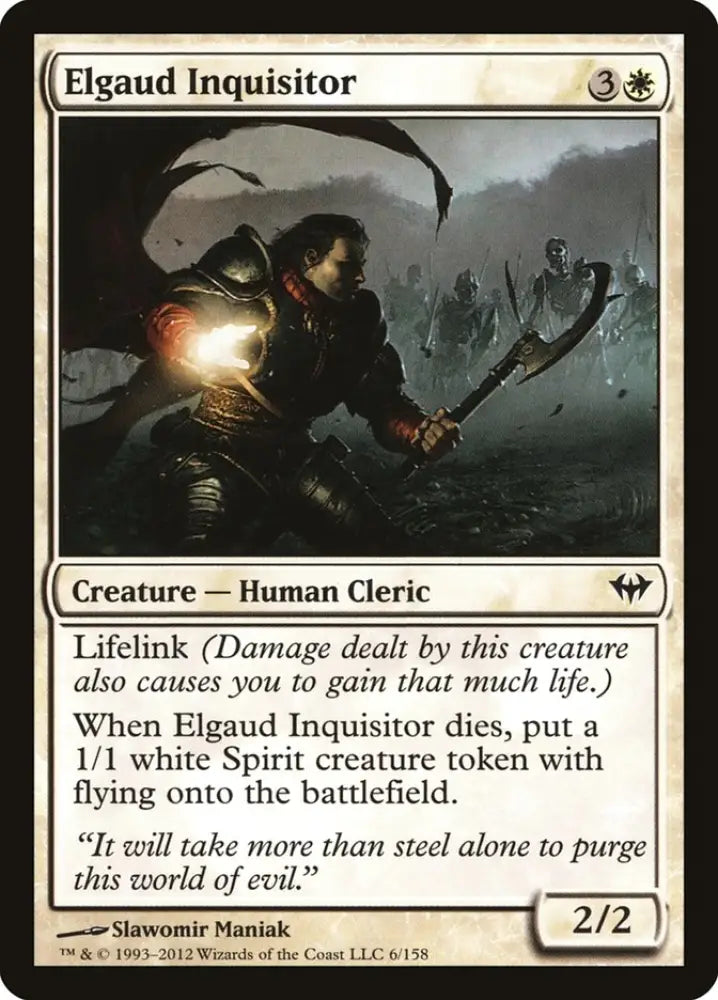 Elgaud Inquisitor [Dark Ascension] - MTG Single