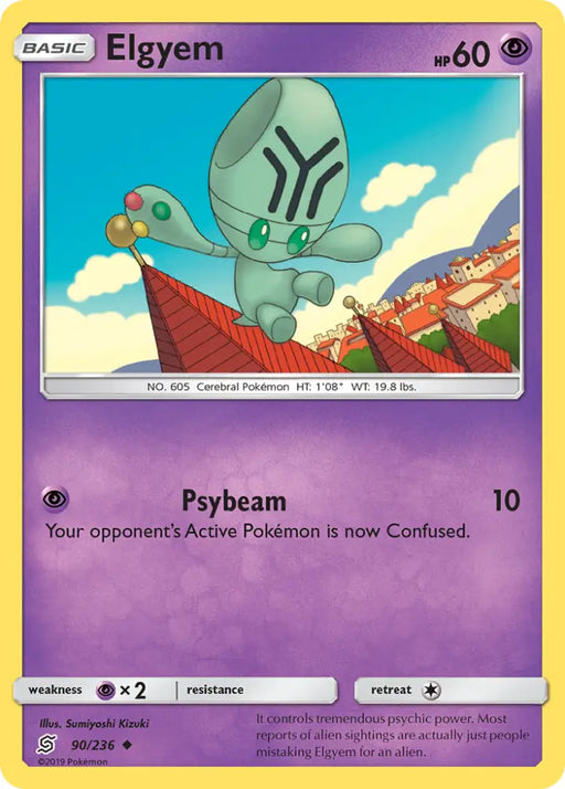 Elgyem (90/236) [Sun & Moon: Unified Minds] - Pokemon Single