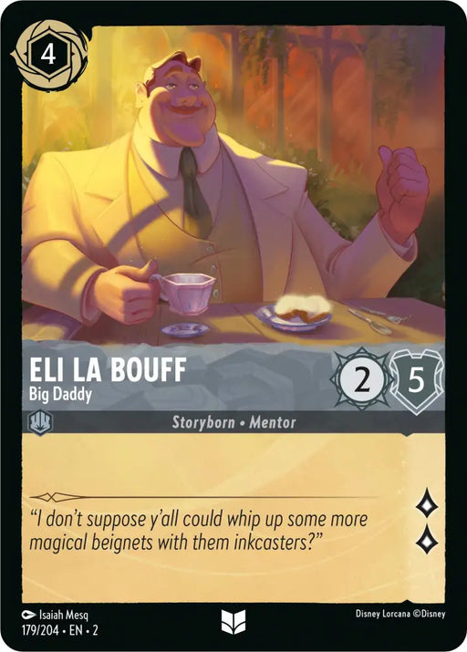 Eli La Bouff - Big Daddy (179/204) [Rise of the Floodborn] - Lorcana Single