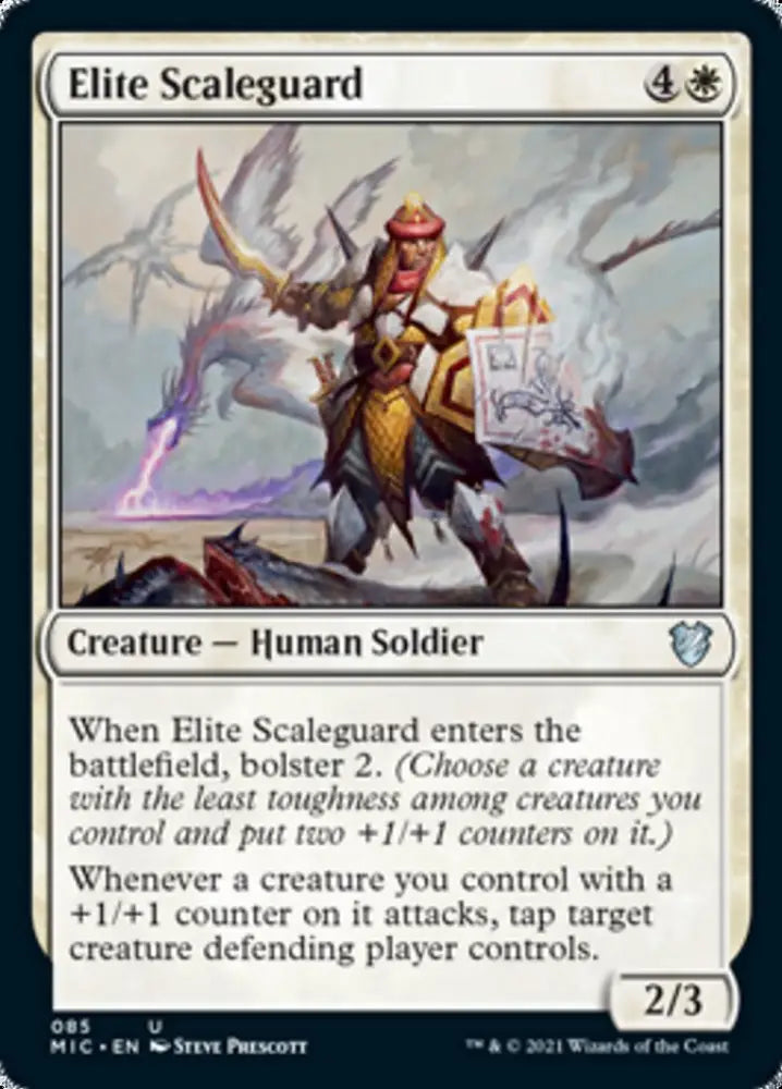 Elite Scaleguard [Innistrad: Midnight Hunt Commander] - MTG Single