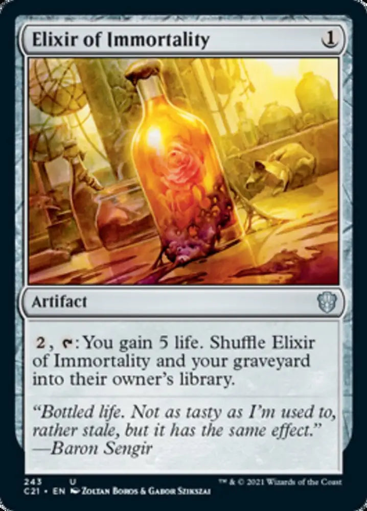 Elixir of Immortality [Commander 2021] - MTG Single