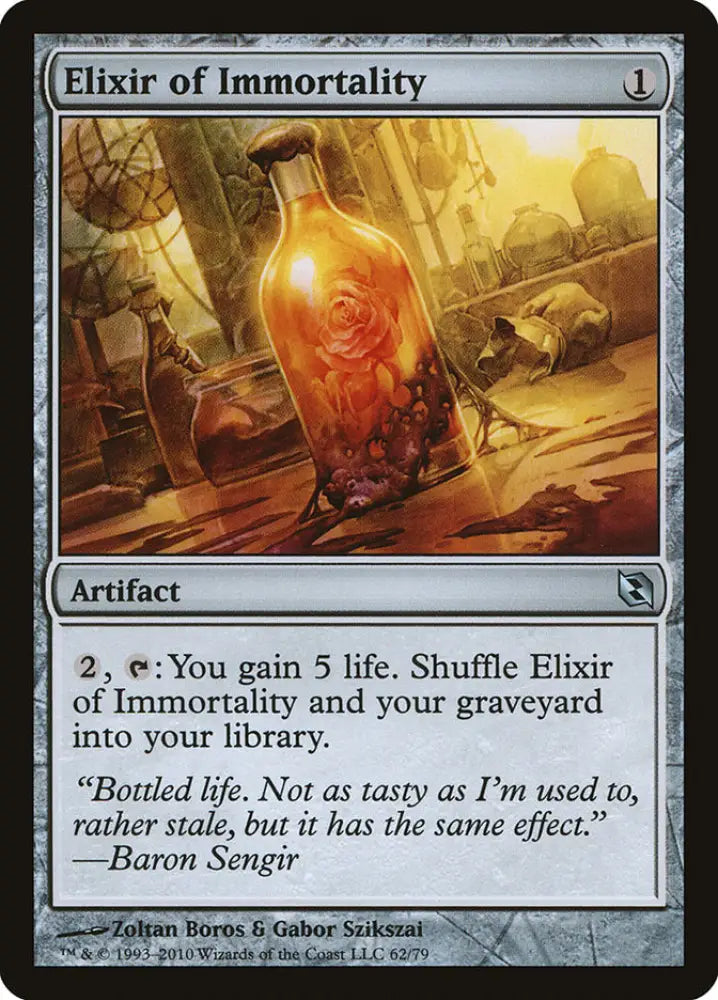 Elixir of Immortality [Duel Decks: Elspeth vs. Tezzeret] - MTG Single