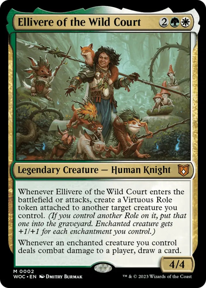 Ellivere of the Wild Court [Wilds of Eldraine Commander] - MTG Single
