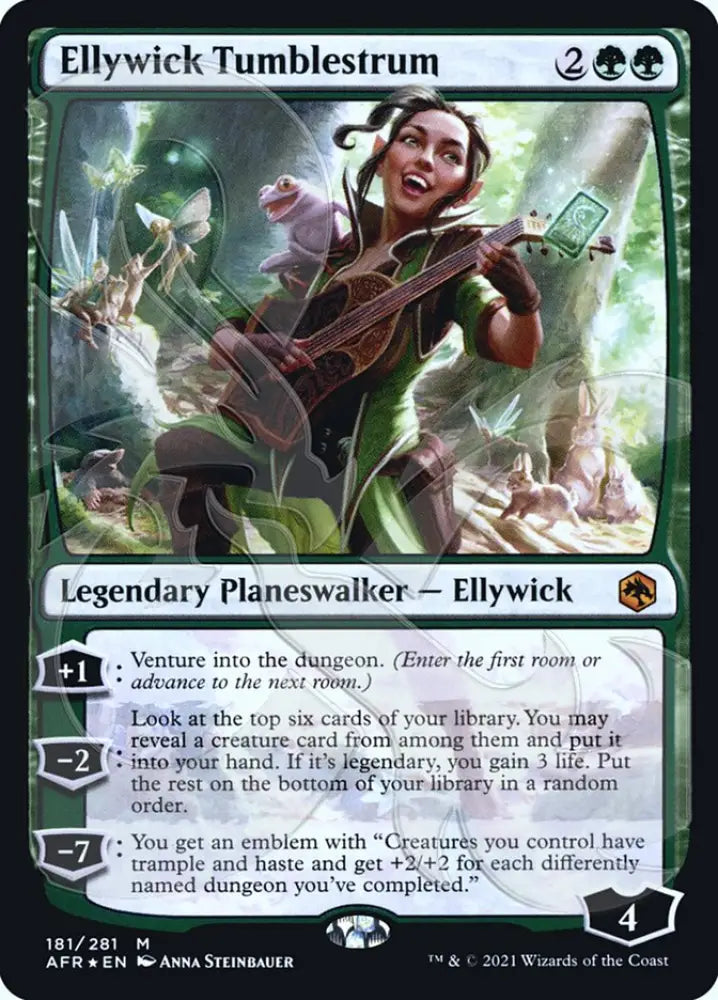 Ellywick Tumblestrum (Ampersand Promo) [Dungeons & Dragons: Adventures in the Forgotten Realms Promos] - MTG Single