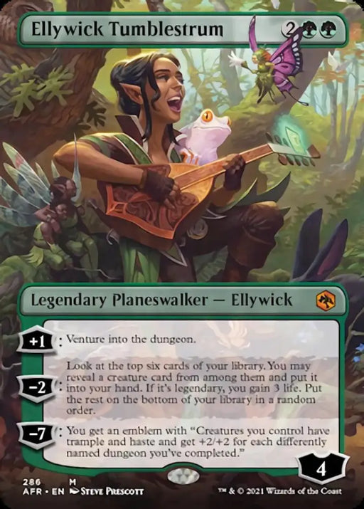Ellywick Tumblestrum (Borderless) [Dungeons & Dragons: Adventures in the Forgotten Realms] - MTG Single