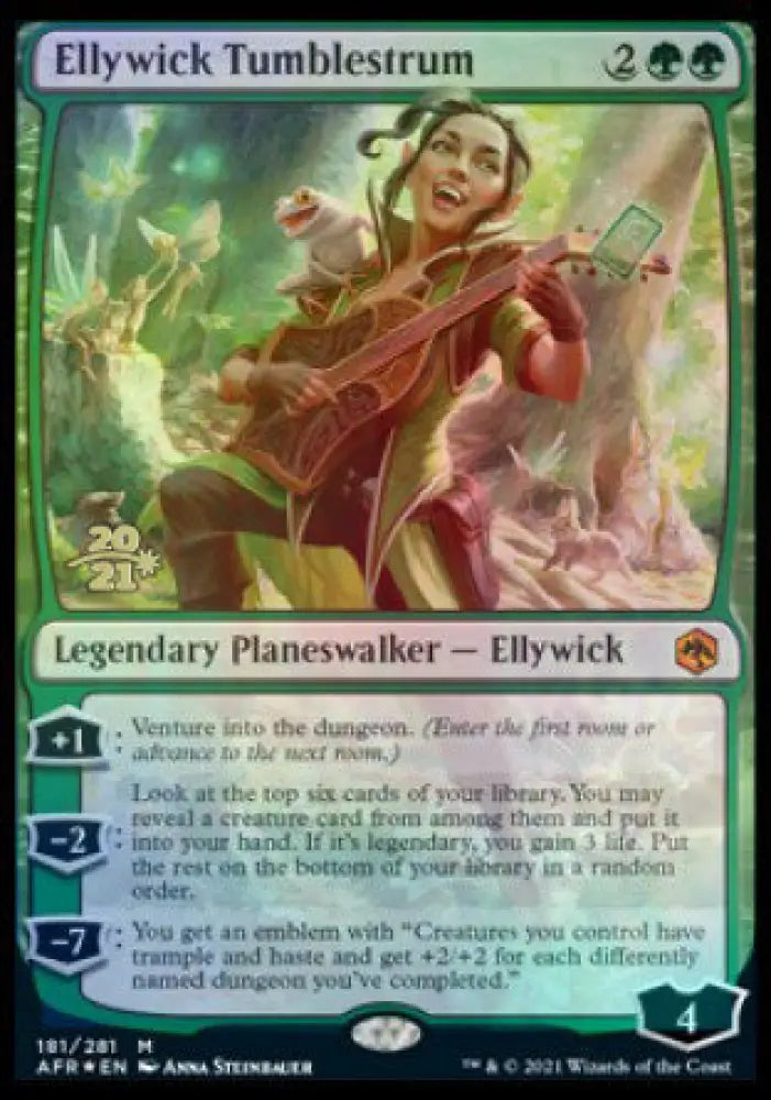 Ellywick Tumblestrum [Dungeons & Dragons: Adventures in the Forgotten Realms Prerelease Promos] - MTG Single