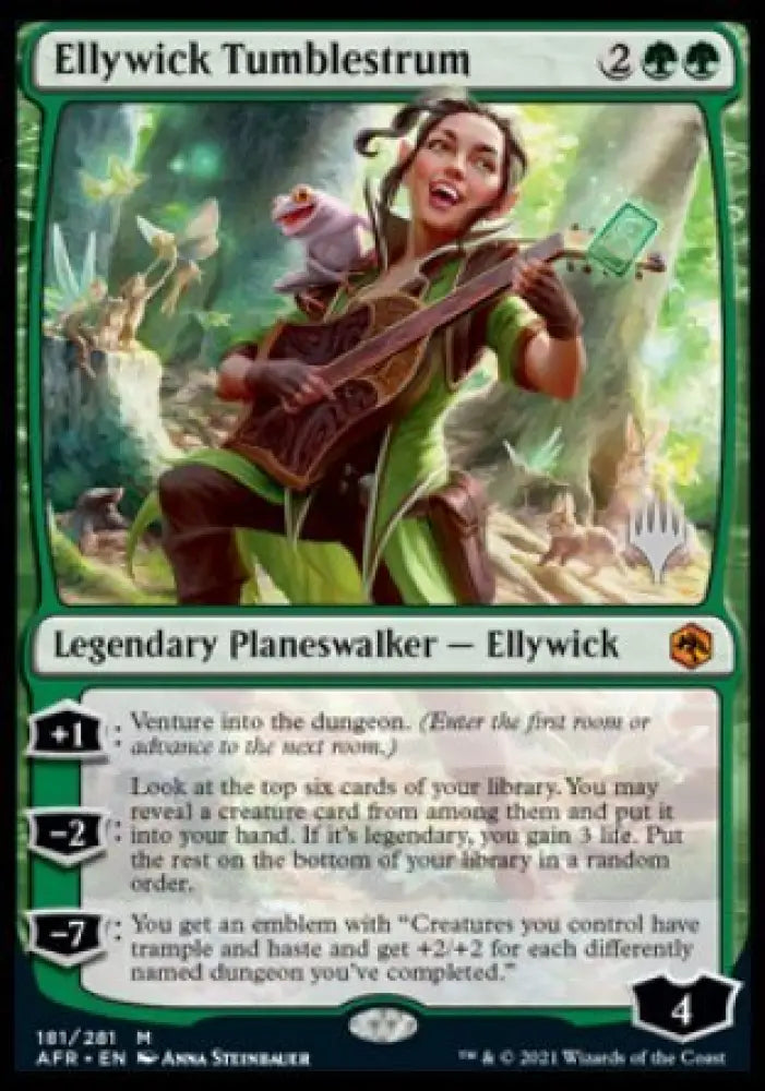 Ellywick Tumblestrum (Promo Pack) [Dungeons & Dragons: Adventures in the Forgotten Realms Promos] - MTG Single