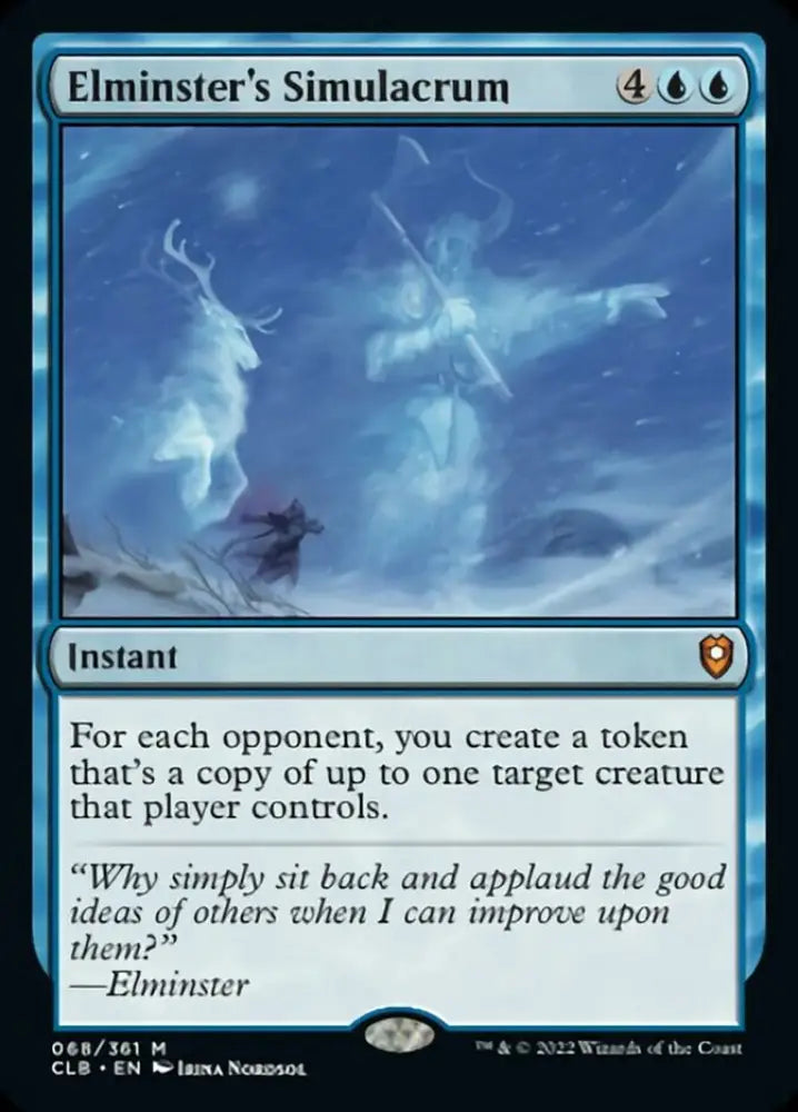 Elminster’s Simulacrum [Commander Legends: Battle for Baldur’s Gate] - MTG Single