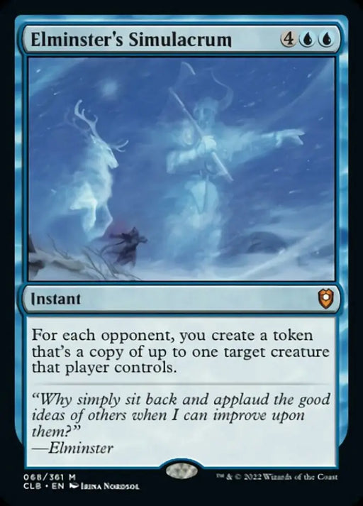 Elminster’s Simulacrum [Commander Legends: Battle for Baldur’s Gate] - MTG Single