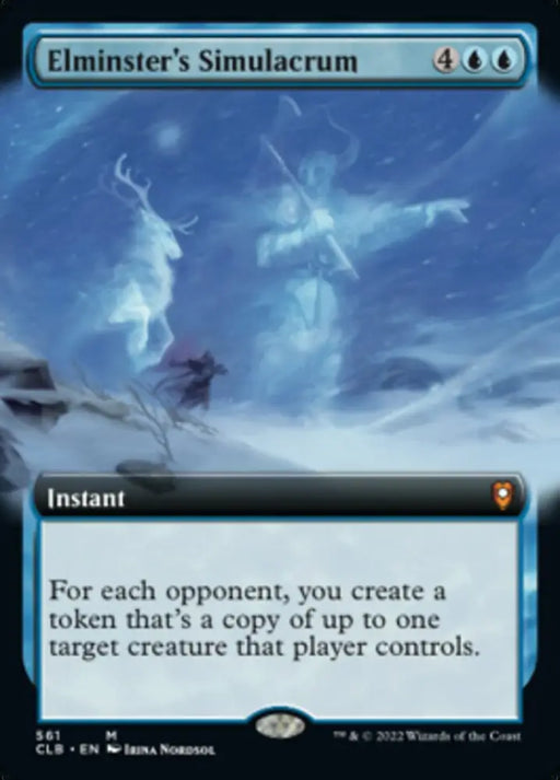 Elminster’s Simulacrum (Extended Art) [Commander Legends: Battle for Baldur’s Gate] - MTG Single