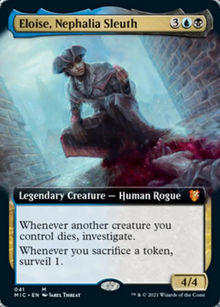 Eloise Nephalia Sleuth (Extended Art) [Innistrad: Midnight Hunt Commander] - MTG Single