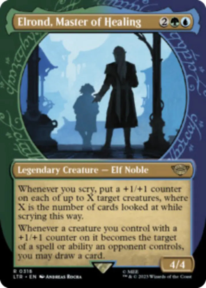 Elrond Master of Healing (Showcase Ring Frame) [The Lord of the Rings: Tales of Middle-Earth] - MTG Single