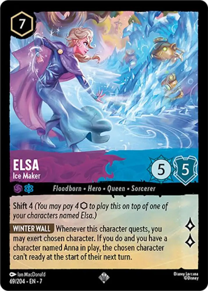 Elsa - Ice Maker (69/204) [Archazia’s Island] - Lorcana Single
