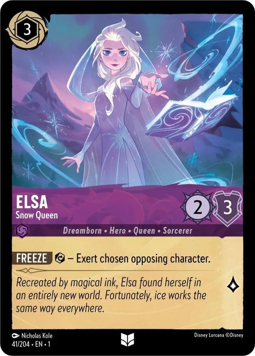 Elsa - Snow Queen (41/204) [The First Chapter] - Lorcana Single