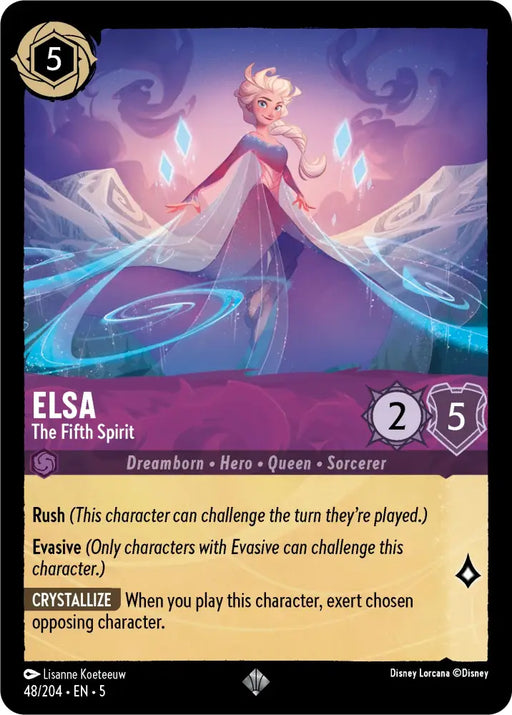 Elsa - The Fifth Spirit (48/204) [Shimmering Skies] - Lorcana Single