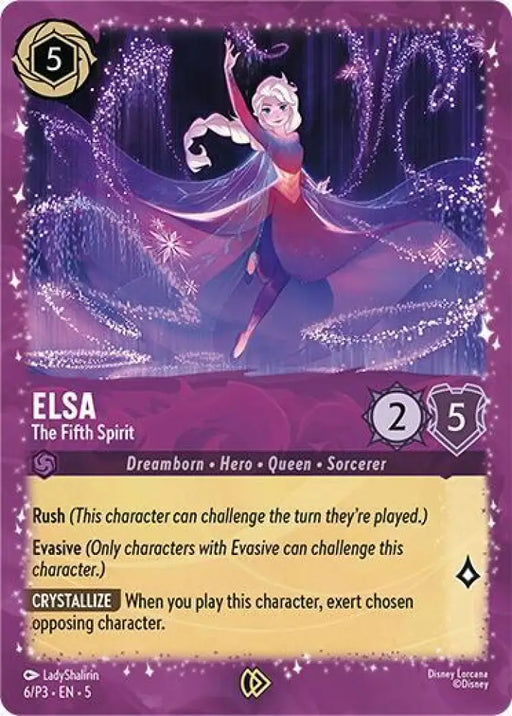 Elsa - The Fifth Spirit (6) [Disney Lorcana Promo Cards]