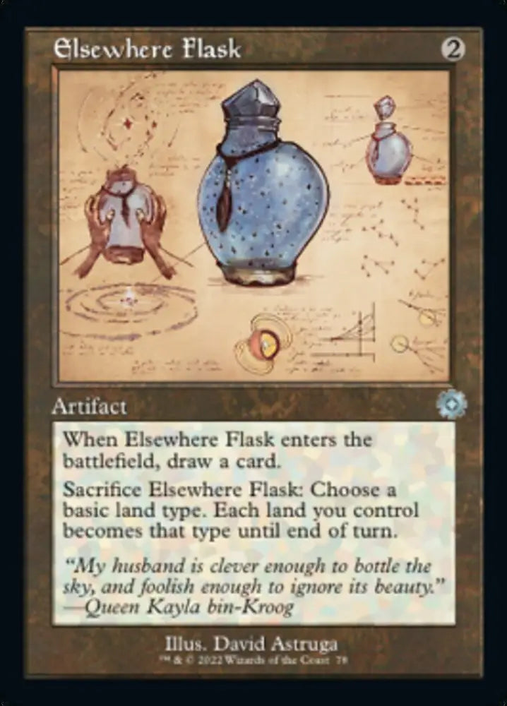Elsewhere Flask (Retro Schematic) [The Brothers’ War Retro Artifacts] - MTG Single