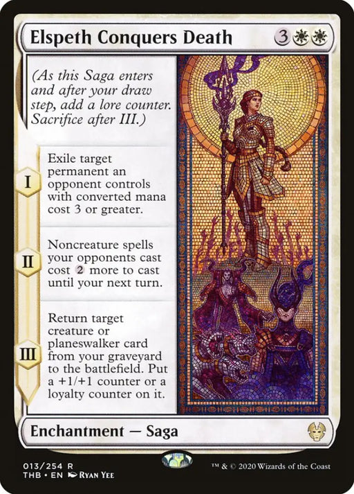 Elspeth Conquers Death [Theros Beyond Death] - MTG Single