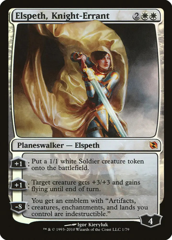 Elspeth Knight-Errant [Duel Decks: Elspeth vs. Tezzeret] - MTG Single