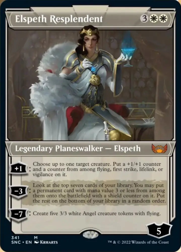 Elspeth Resplendent (Showcase Art Deco) [Streets of New Capenna] - MTG Single