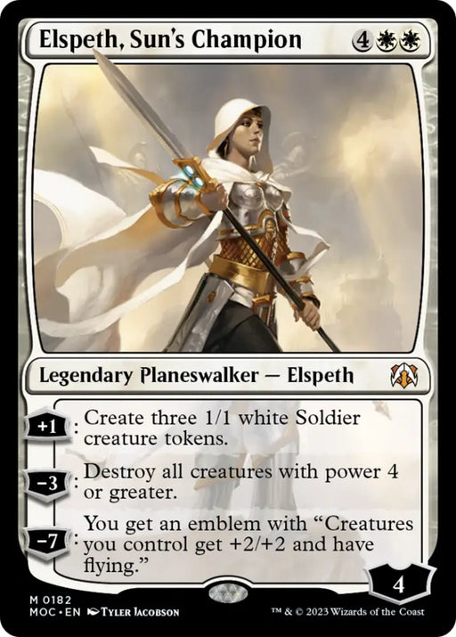 Elspeth Sun’s Champion [March of the Machine Commander] - MTG Single
