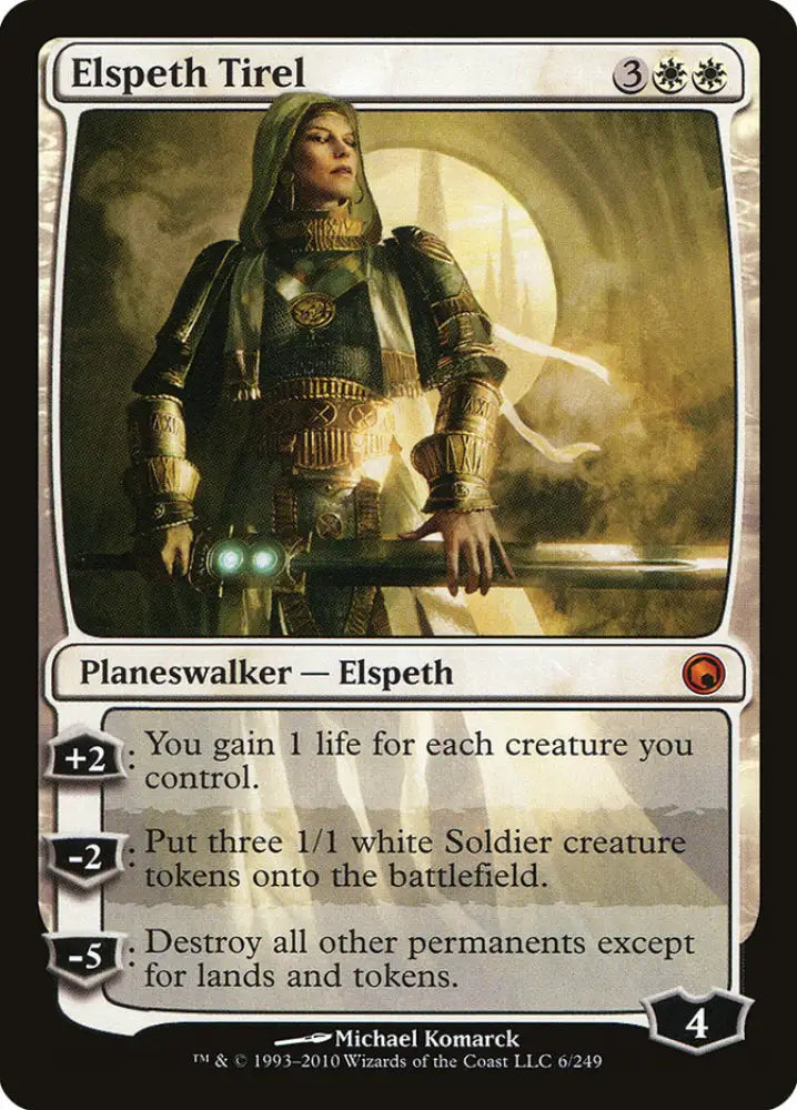 Elspeth Tirel [Scars of Mirrodin] - MTG Single