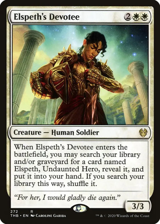 Elspeth’s Devotee [Theros Beyond Death] - MTG Single
