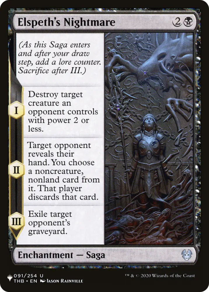 Elspeth’s Nightmare [The List] - MTG Single