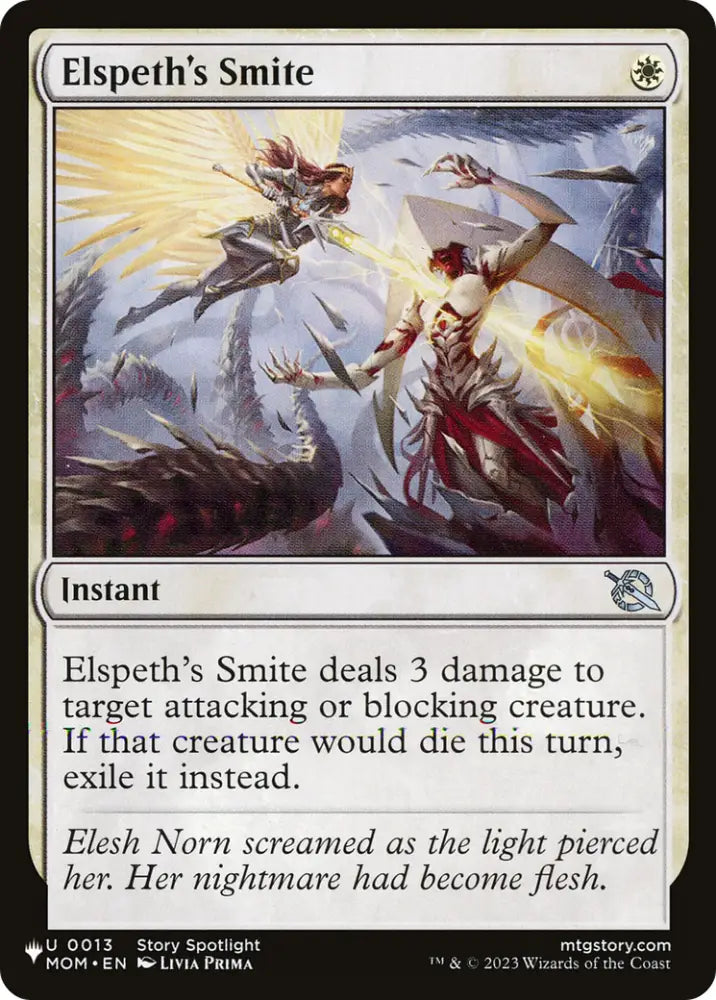 Elspeth’s Smite [The List] - MTG Single