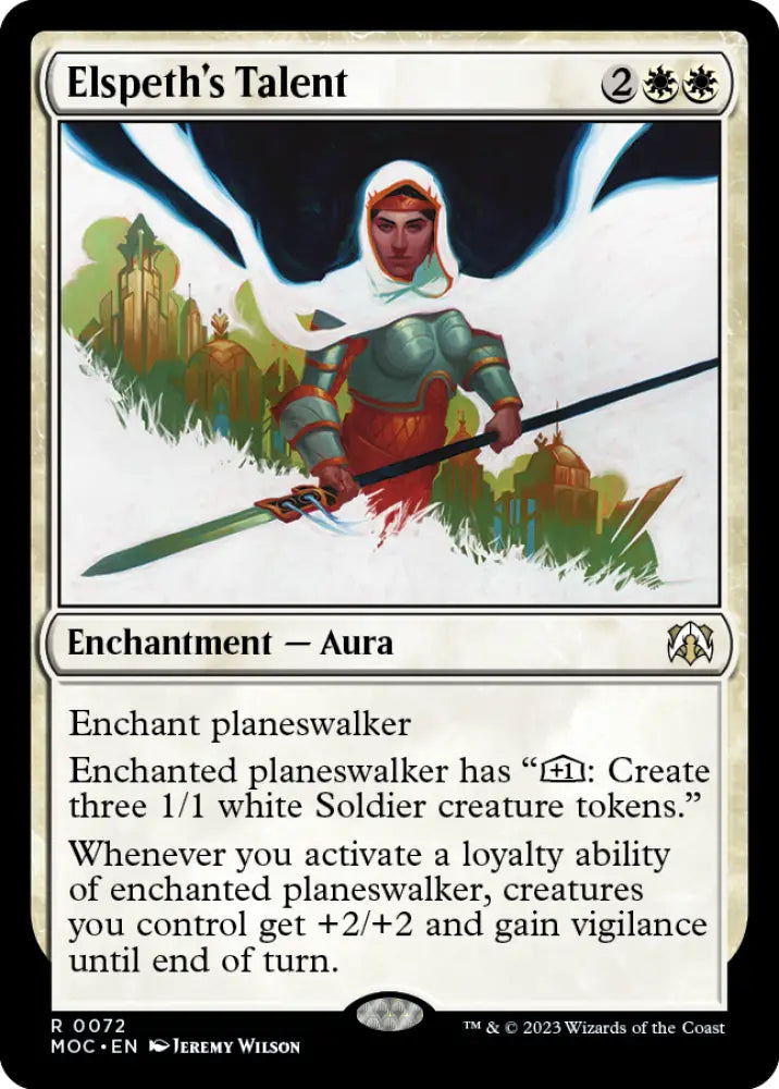 Elspeth’s Talent [March of the Machine Commander] - MTG Single