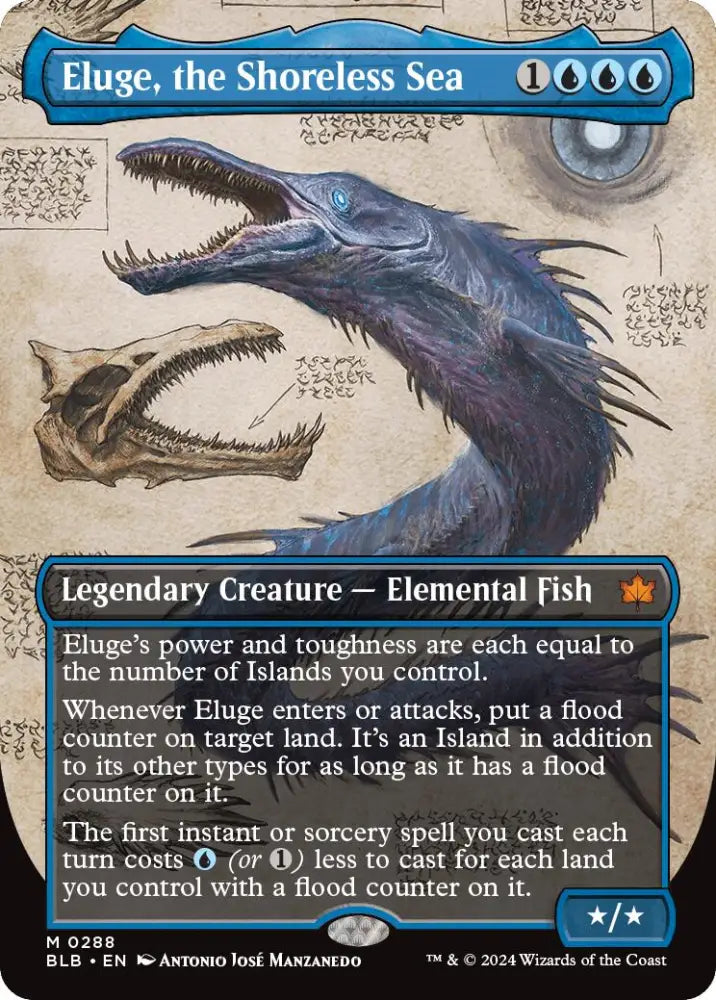 Eluge the Shoreless Sea (Borderless) [Bloomburrow] - MTG Single