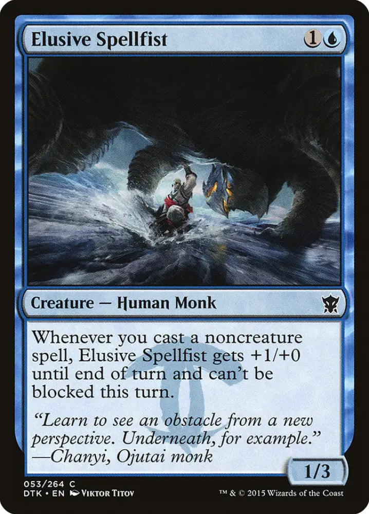 Elusive Spellfist [Dragons of Tarkir] - MTG Single