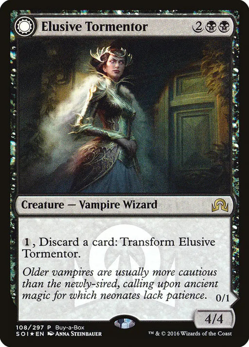 Elusive Tormentor // Insidious Mist (Buy-A-Box) [Shadows over Innistrad Promos] - MTG Single
