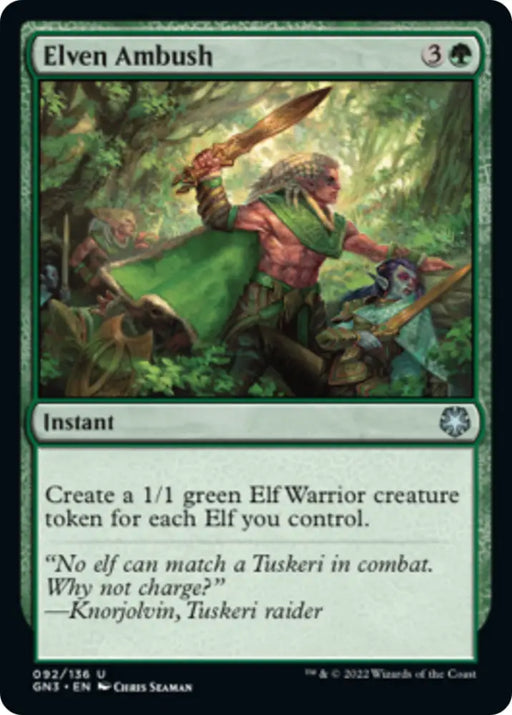 Elven Ambush [Game Night: Free-for-All] - MTG Single